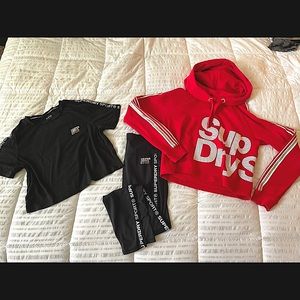 SuperDry 3 Piece Workout Set